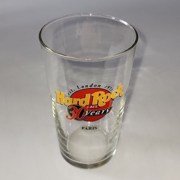 Vintage Hard Rock Cafe 30 Years Pint Glass 16oz - Arcoroc - Picture 10 of 11